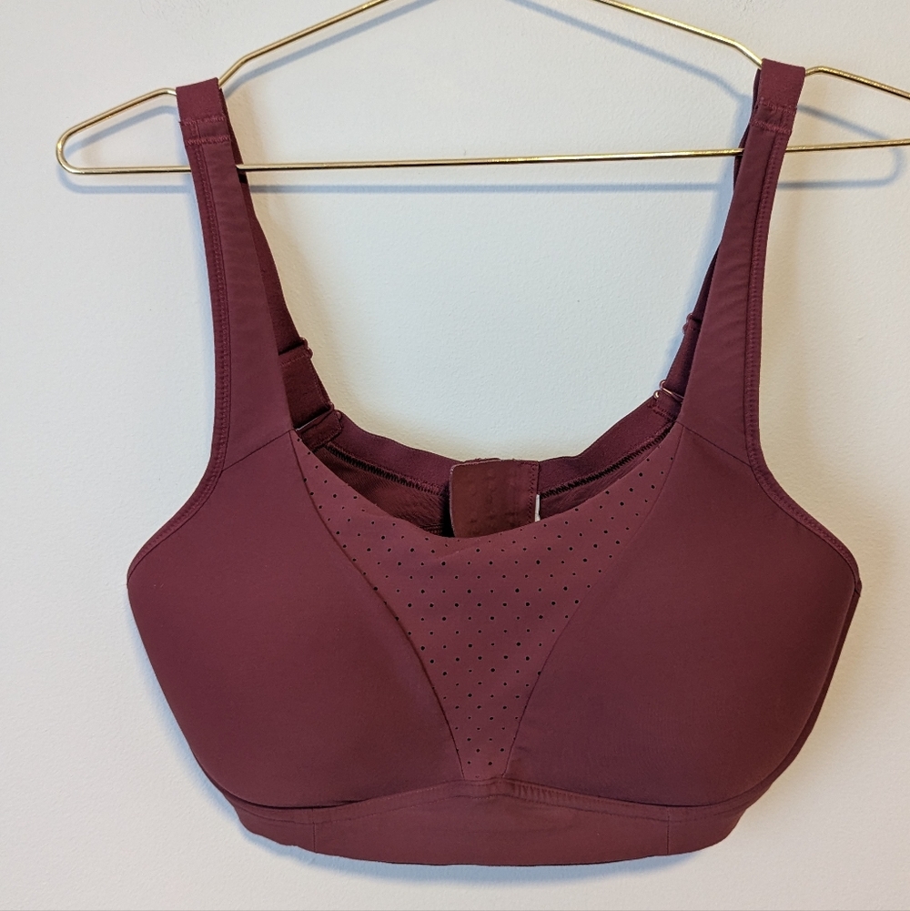 Lululemon Run Times Bra Bundle Of 2 Size 36D Mulled Wine Rover Grey LW2CQLS GUC - Picture 11 of 14